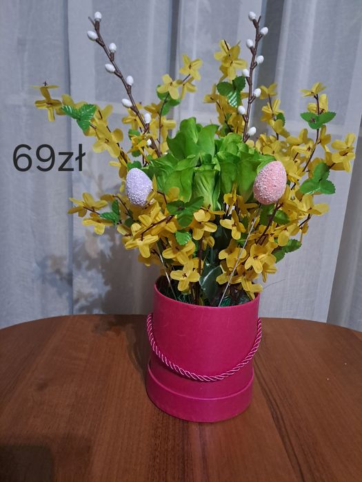 Kompozycje kwiatowe, flower boxy