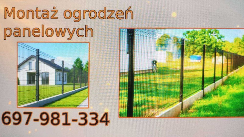 montaż ogrodzeń panelowych