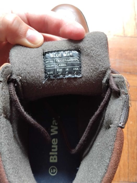 Botas Blue Way Homem Castanhas | Tamanho 41