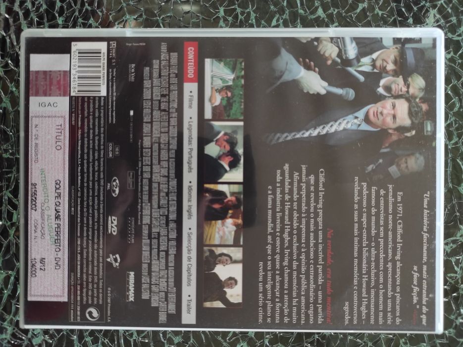 Dvd Golpe quase perfeito Richard Gere