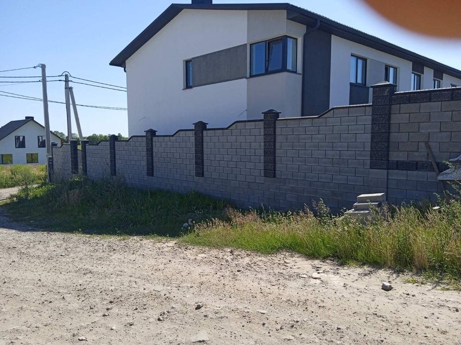 Блоки Цегла паркан бетонний бруківка європаркан блок рваний