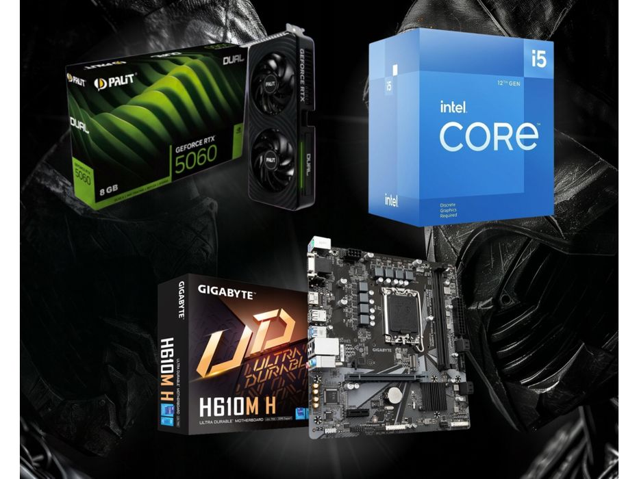 komputer gamingowy bsg i5 12gen 32gb ddr4 1tb ssd win11 pro rtx5060