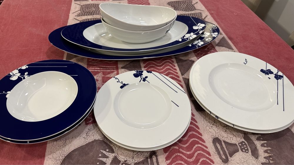 RESERVADO Conjunto Pratos + Travessas + Pratos de servir Costaverde