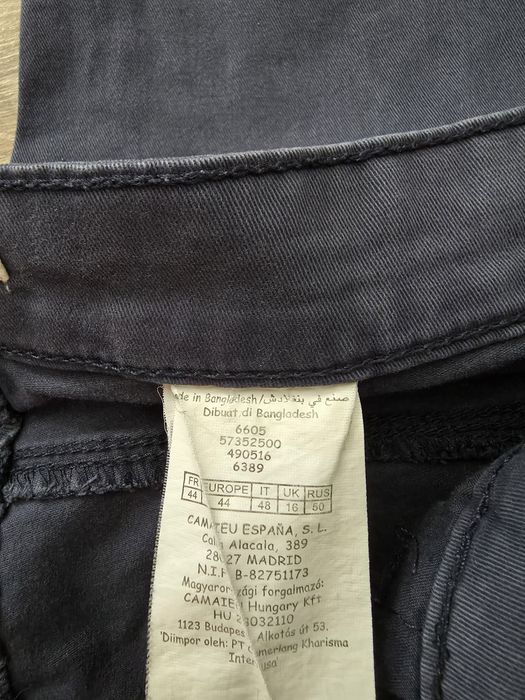 Ciemnoniebieskie spodnie damskie Camaïeu