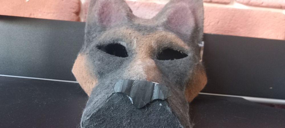 Therian furry maska psa mask owczarek niemiecki