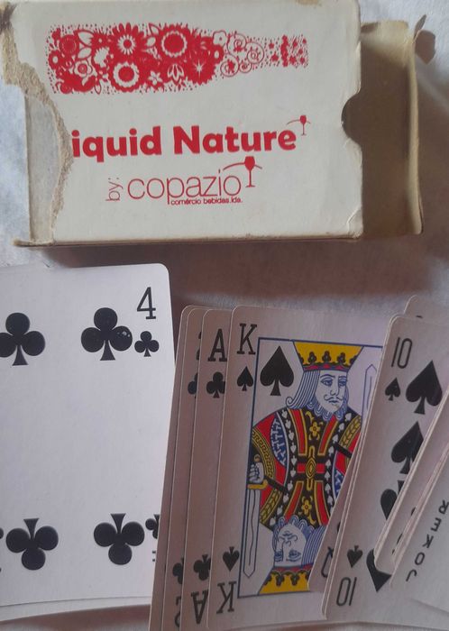 Baralho de Cartas Copázio (Publicitário "Liquid Nature") - Completo, inclui Portes