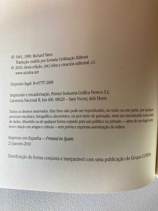 Revolutionary Road, de Richard Yates