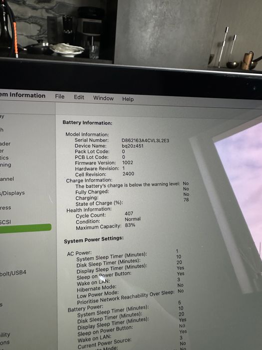 Macbook Pro 512GB 2022 M2 8gb