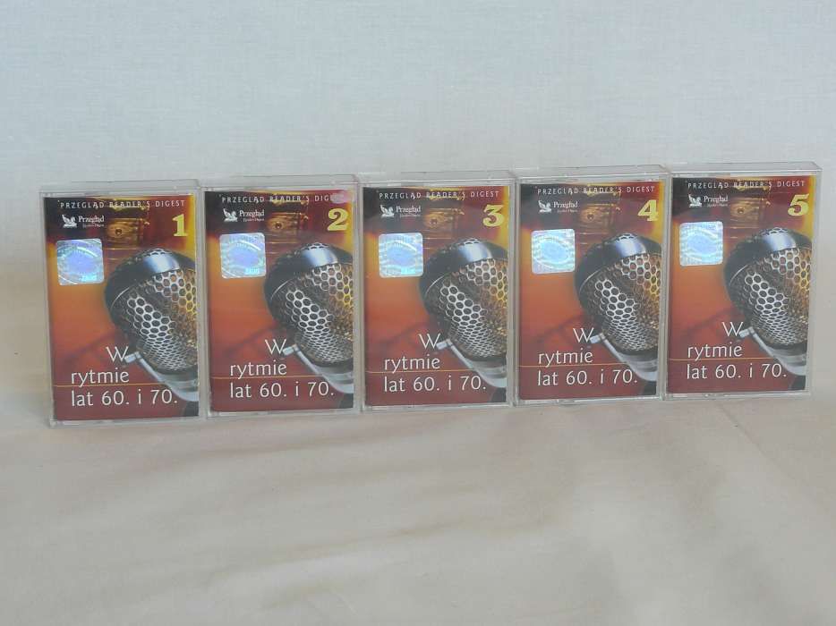 Nagrania taśmy W Rytmie Lat 60. i 70. - kolekcja 5 szt