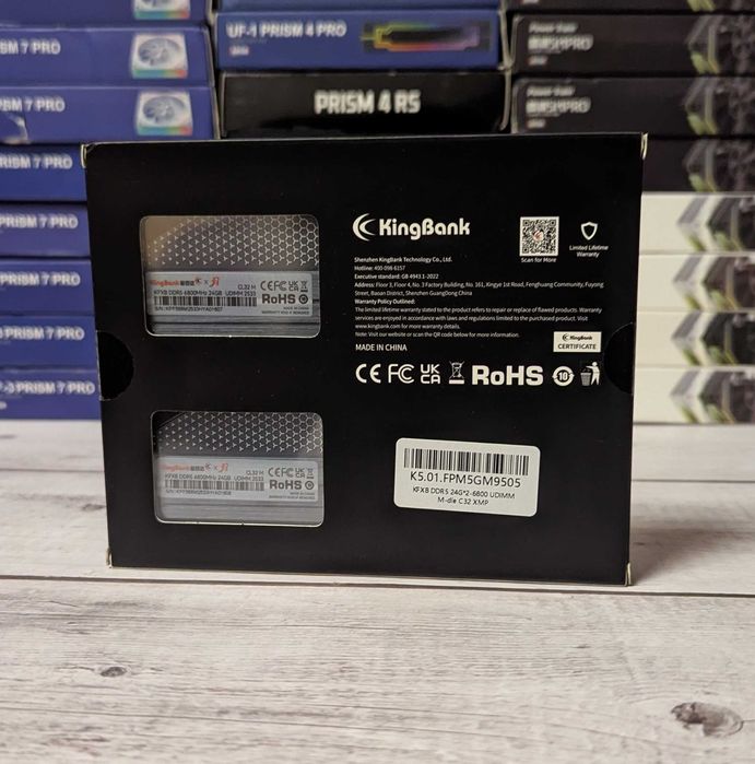 2x24GB KingBank DDR5 6800MHz EXPO/XMP