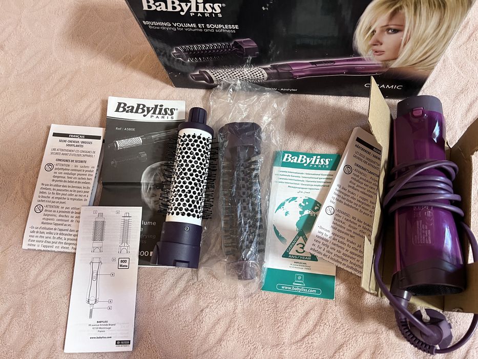 Фен-щетка Babyliss оригинал Франция ceramic airbrush набор