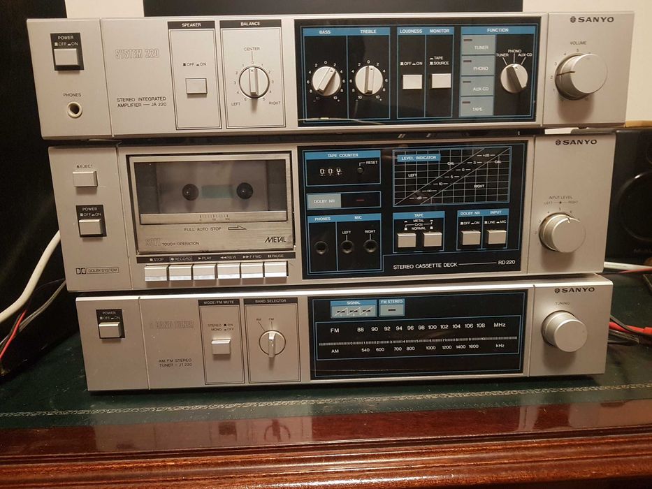 Aparelhagem Sanyo made in japan