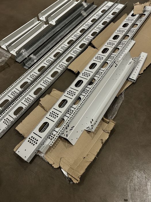 Стійка серверна 42U, подвійна, сіра