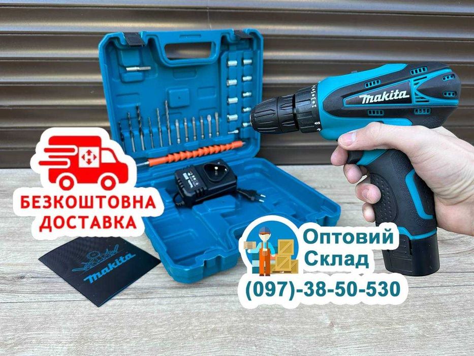 Акумуляторний Шуруповерт Makita DF 330 D 12V/3A (1 батарея) Шурупокрут