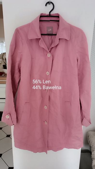 Płaszcz damski lniany J.Jill roz S