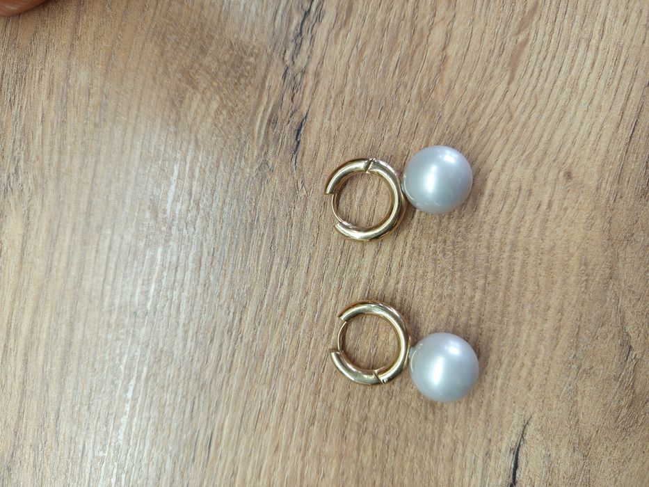 Piękne kolczyki z perłą