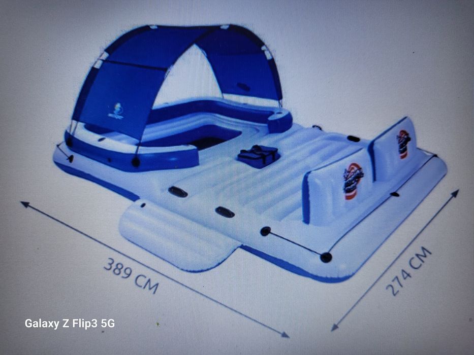 Baixa de Preço - ILHA Flutuante LOUNGE Tropical Nova