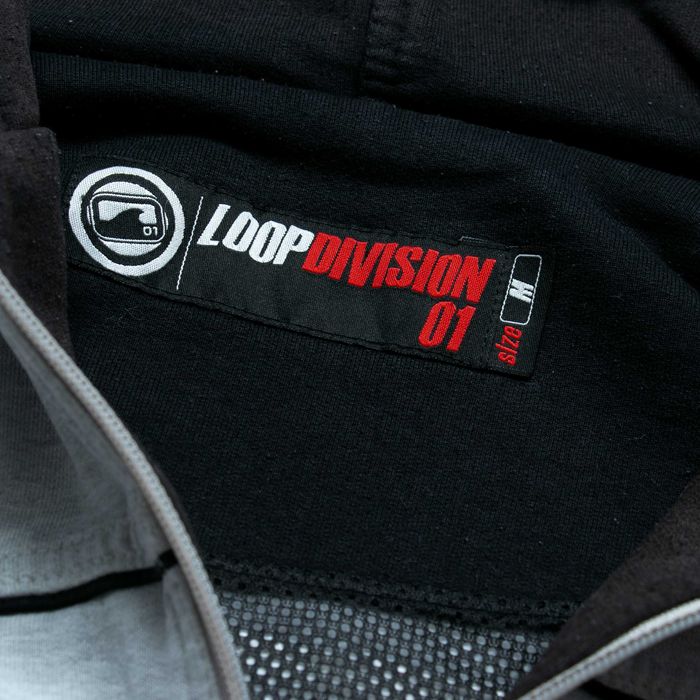 Loop DIvision bluza rozpinana hip hop y2k M rap hoodie zip