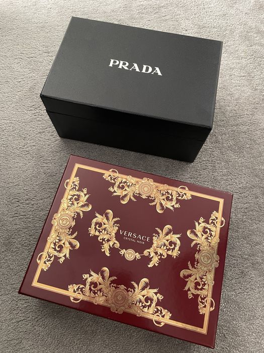 Коробка Prada и Versace оригинал