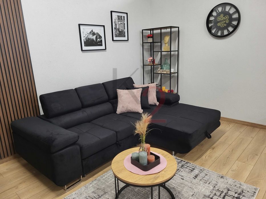 Narożnik ALEX MINI, rogówka, USB funkcja spania kanapa sofa gratisy