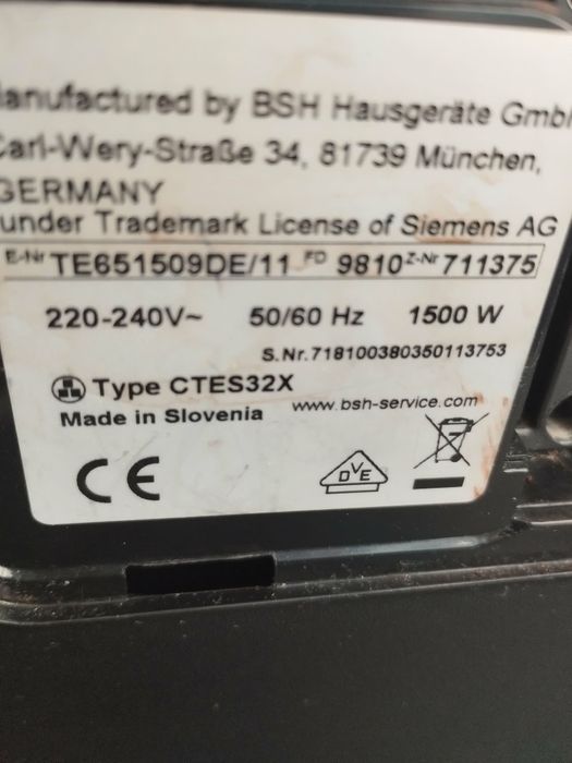 Ekspres do kawy Siemens