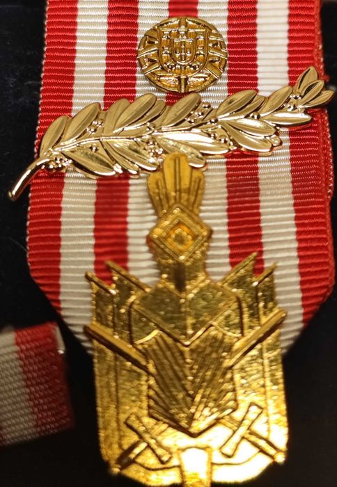 MEDALHA MILITAR SERVIÇOS DISTINTOS GRAU OURO com PALMA
