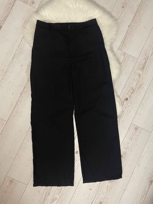 Czarne - proste spodnie TALL XL