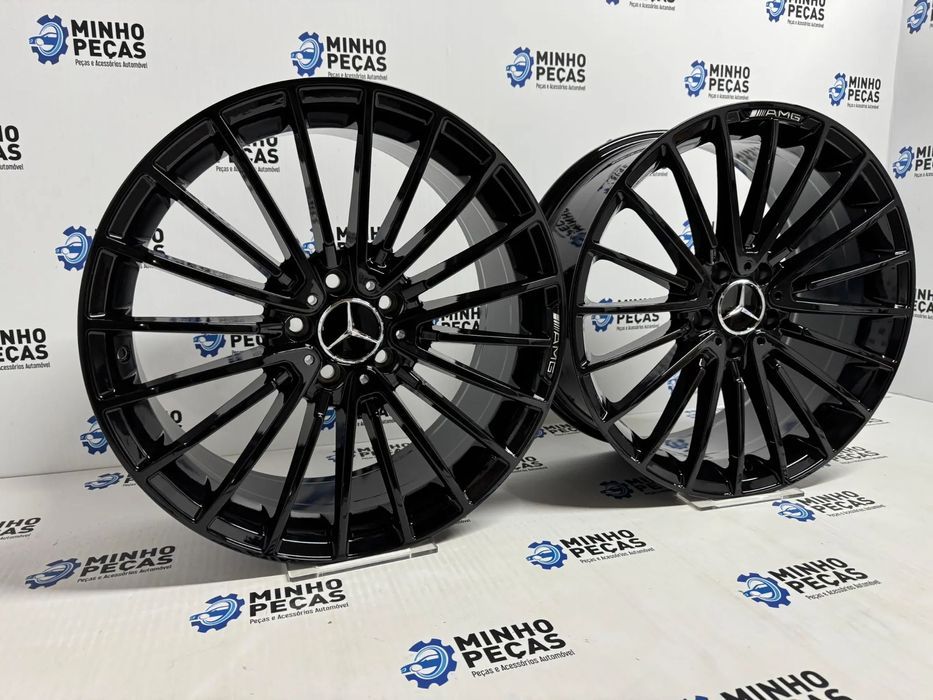 Jantes Mercedes AMG em 19 (5x112) preto brilho