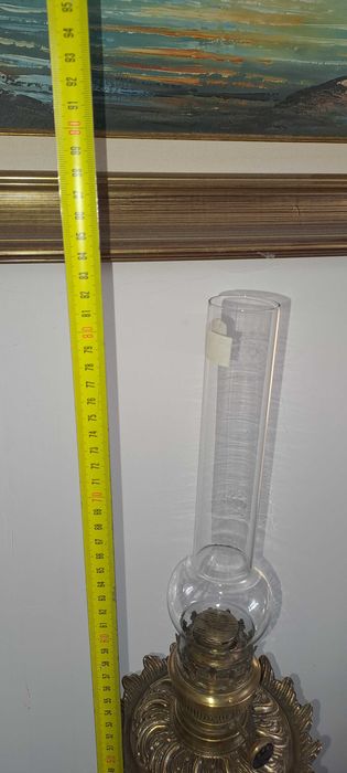 Promocja..Wysoka ciężka wykonana z mosiadzu