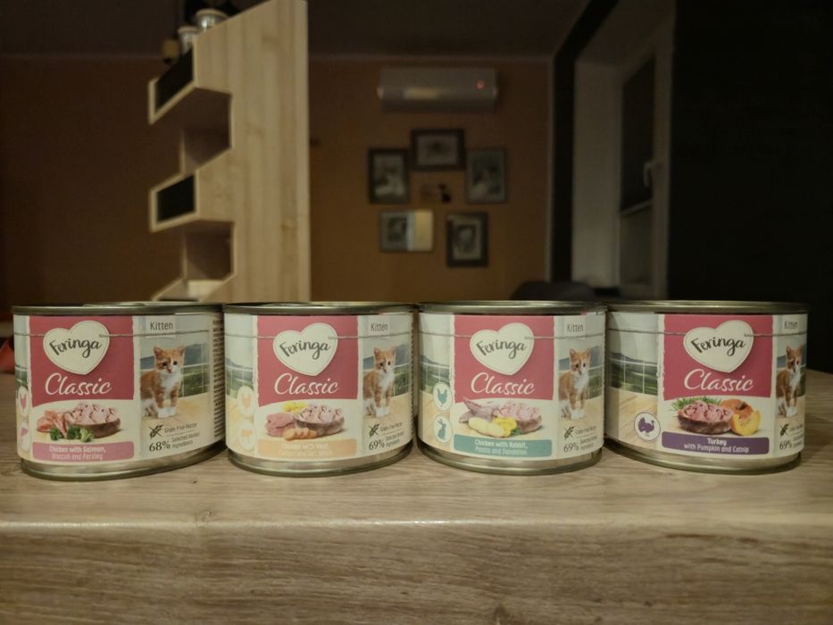 Mokra karma dla kociąt Feringa
