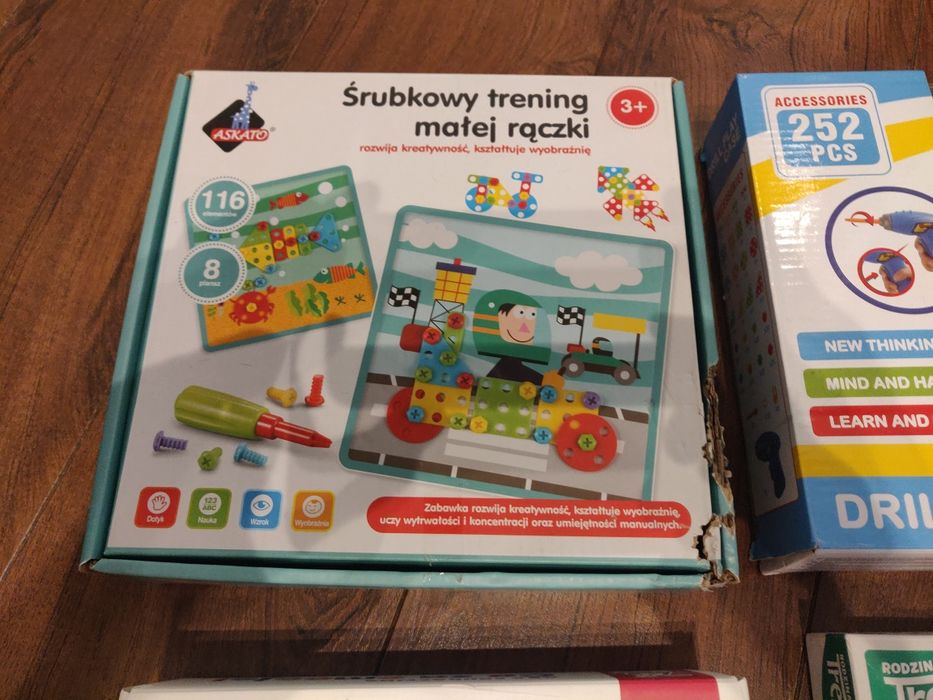 Gry planszowe zręcznościowe puzzle