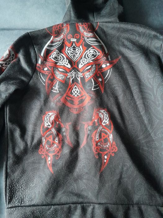 Bluza na zamek z kapturem, viking, wiking