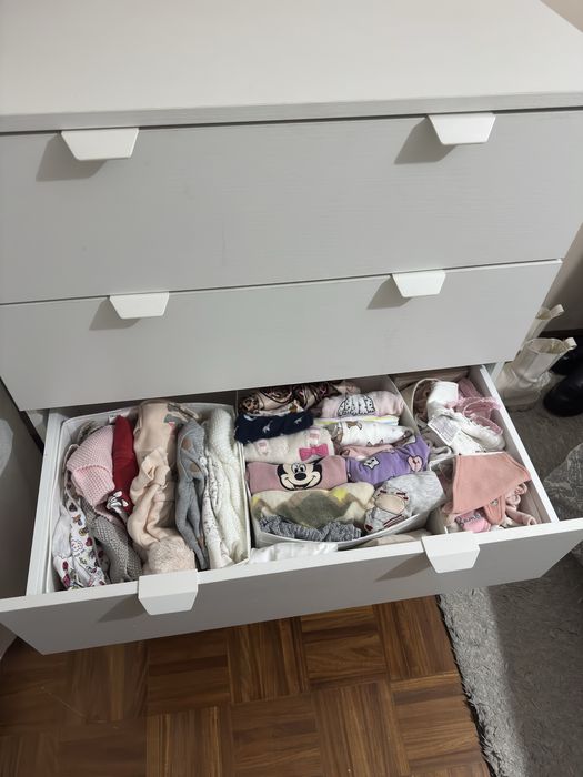 Movel de gavetas branco otima condição