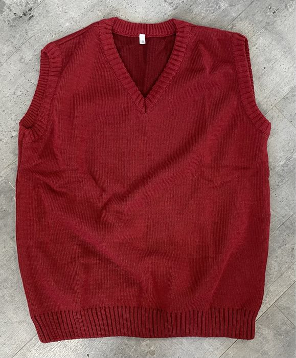 Czarna kamizelka bezrękawnik bawełna