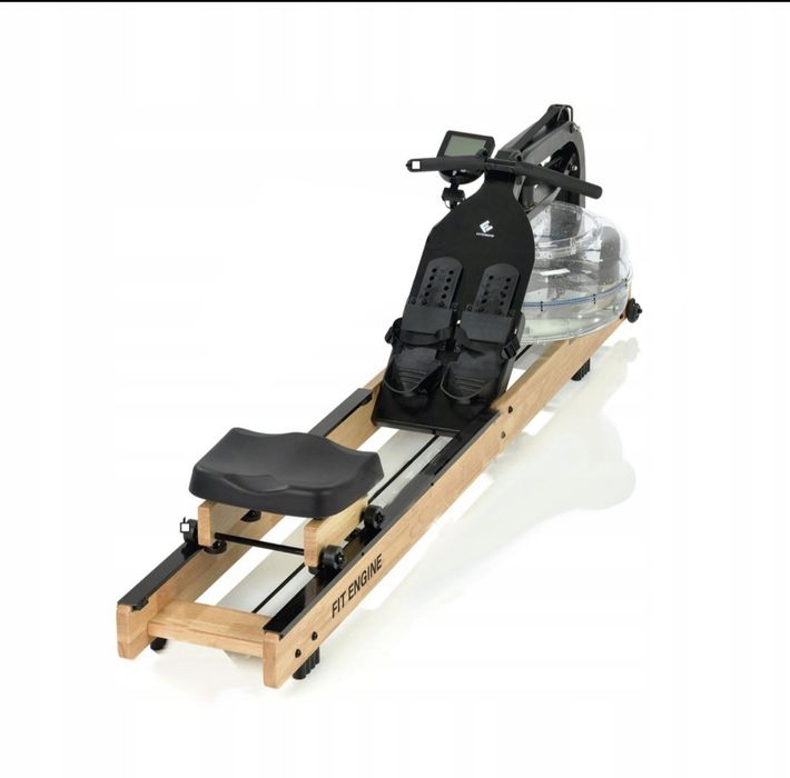 Wioślarz wodny Fitengine LCD trenażer 150 kg