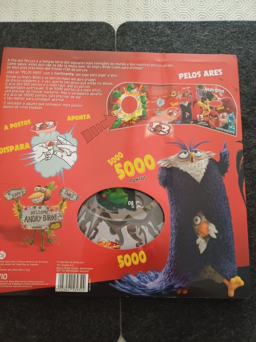 Álbum discos voadores Angry Birds