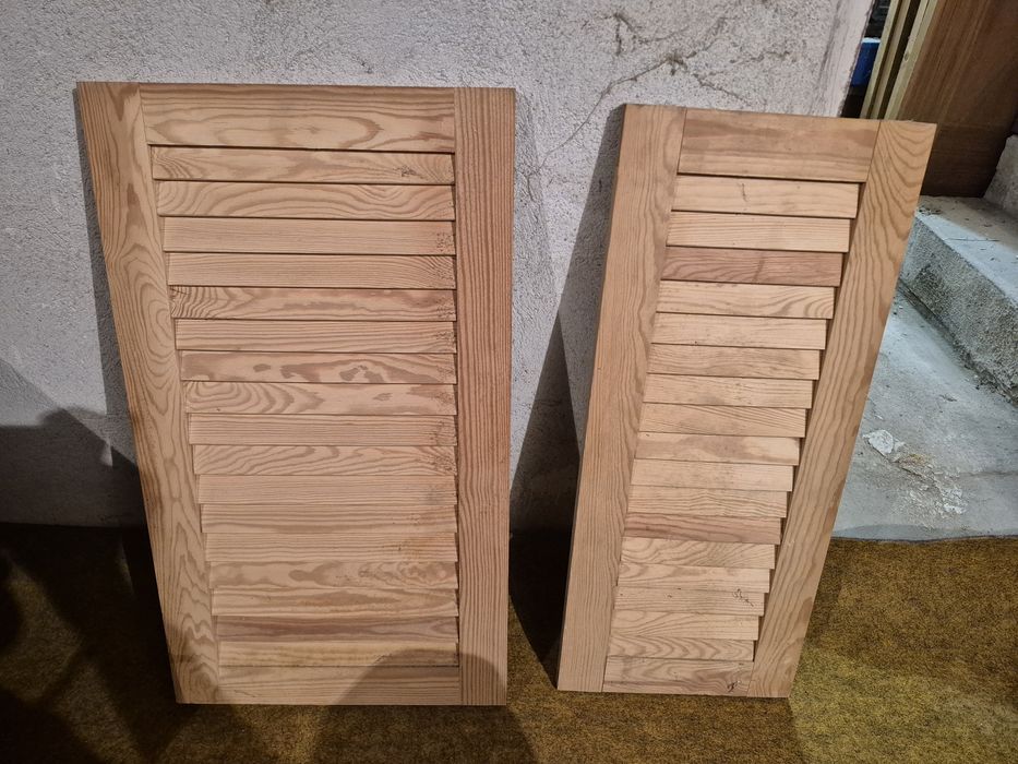 Drewniane lamelowe fronty do szafek