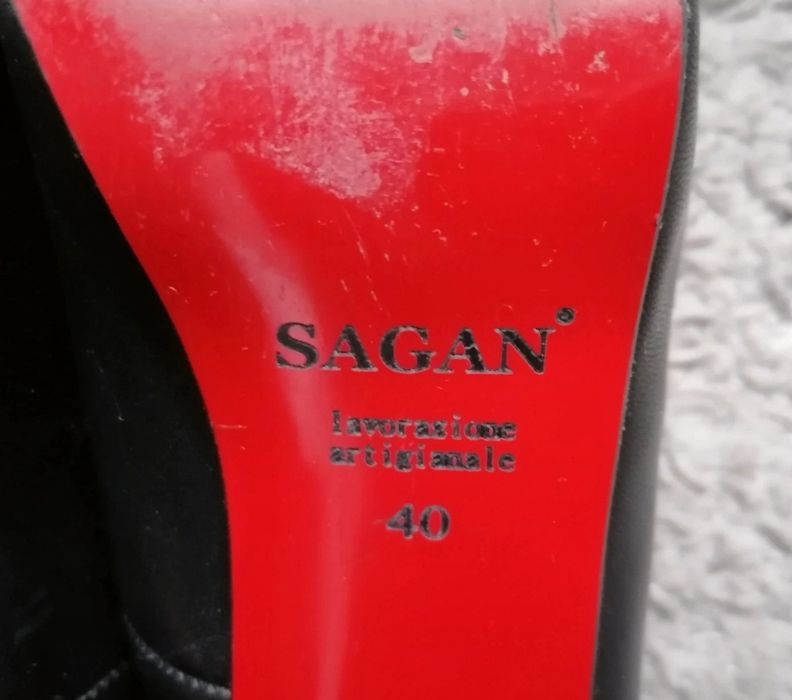 Buty damskie czółenka czarne roz 40
