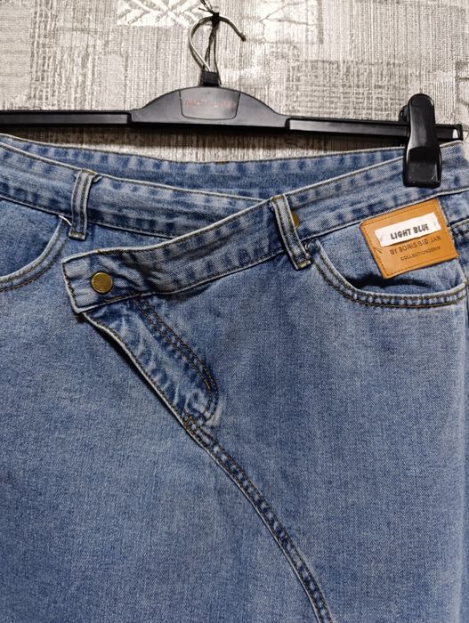 Юбка джинсовая миди