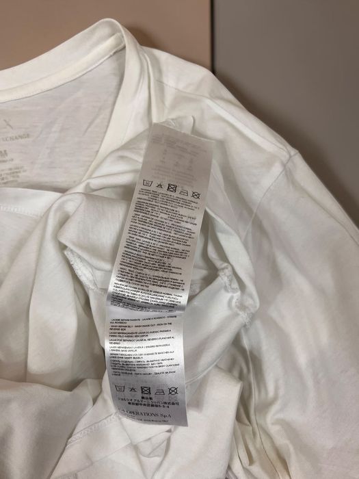 Armani Exchange roz. M męki biały t-shirt koszulka 100% bawełna white tee 100% cotton AX