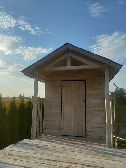 Domek drewniany dla dzieci