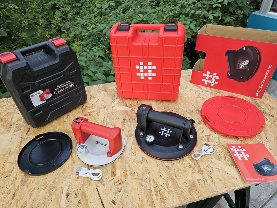 Комплект Присосок С Автоподкачкой Shijing P618 200мм +NOVQO 150мм