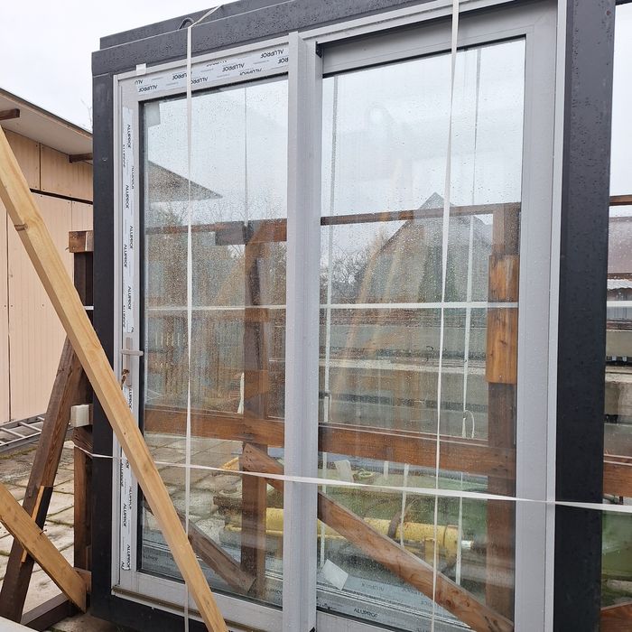 Drzwi przesuwne aluminiowe 1880x2350