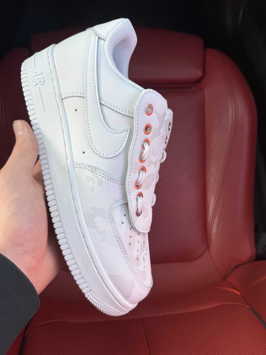 (БЕЗ ПЕРЕДОПЛАТИ) Nike Air Force 1 Shroud White Camo найк аір камуфляж