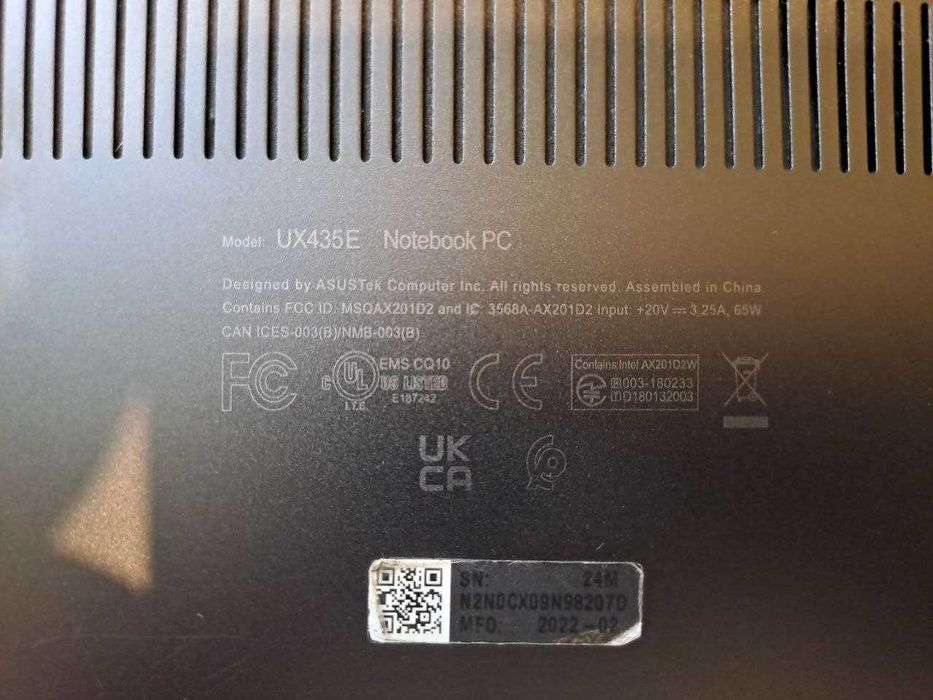 Laptop ASUS ZenBook 14 UX435EG – i5/16GB/512GB SSD