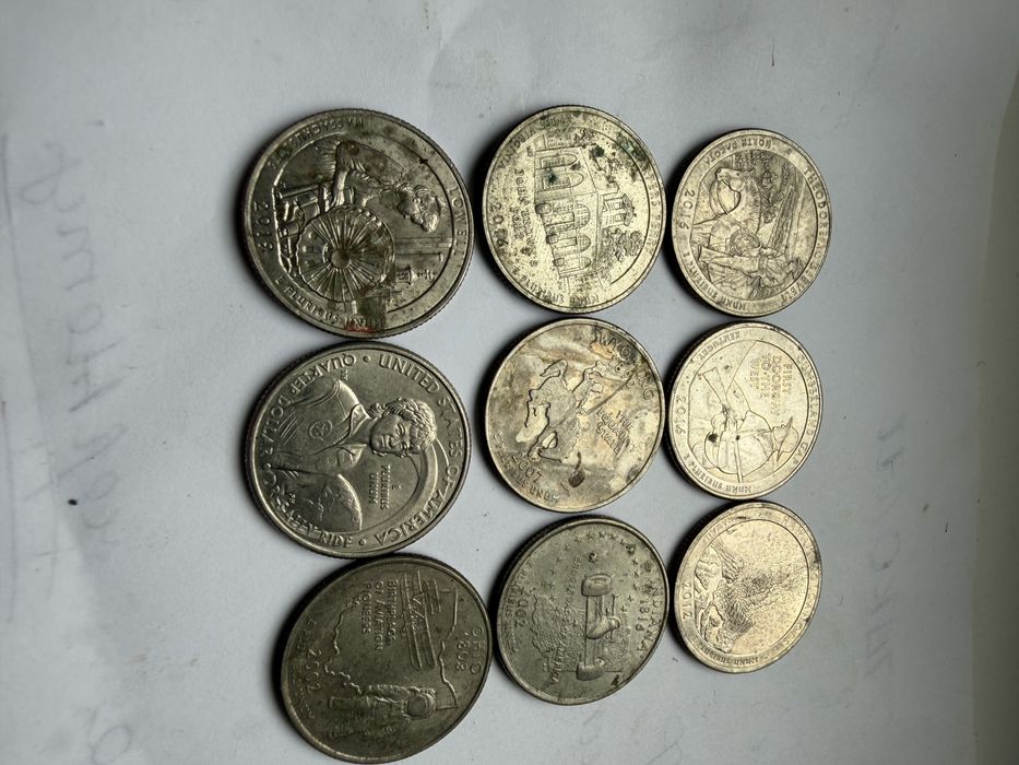 Продам монети квотери америка