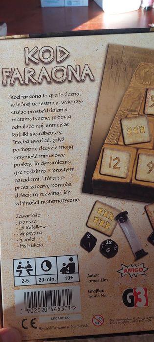 Gra planszowa Kod Faraona