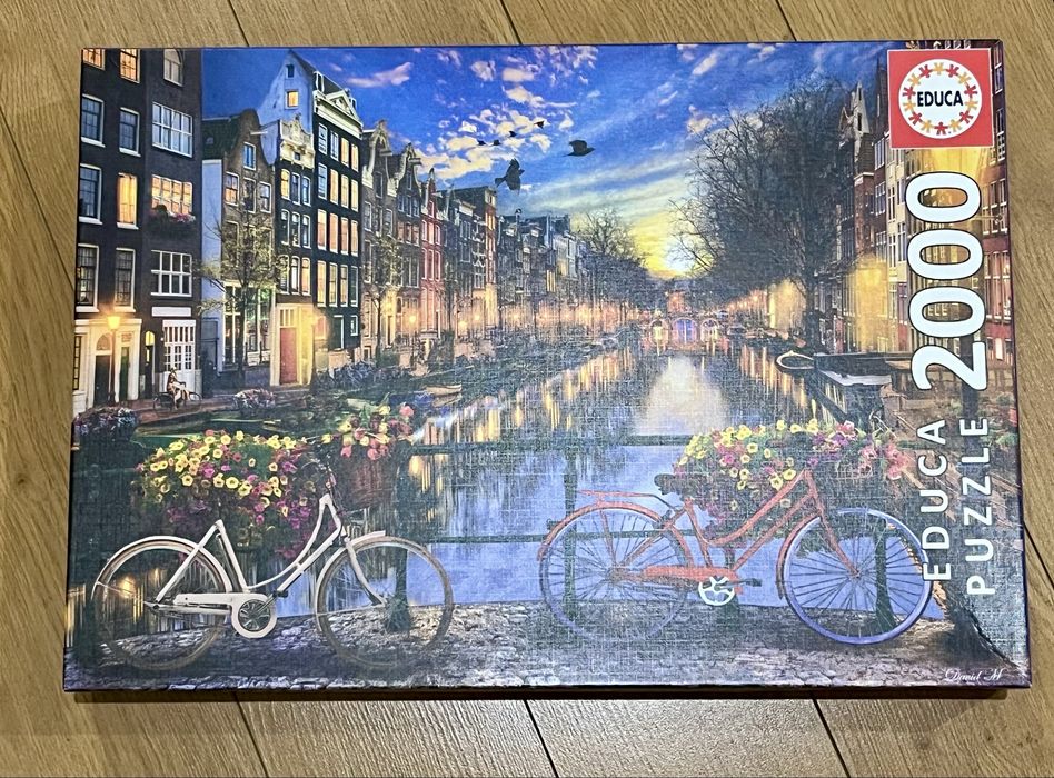 Puzzle EDUCA 2000 Peças – Amesterdão – Ótimo Estado