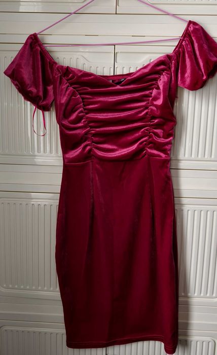 Велюровое платье plt xs