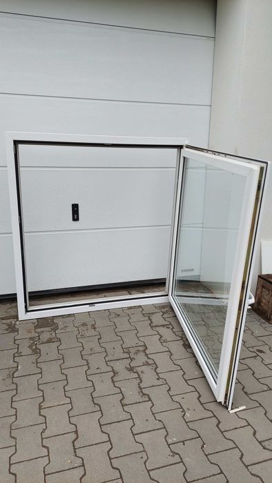 Okna UŻYWANE 128x135 - świetny stan - dowóz